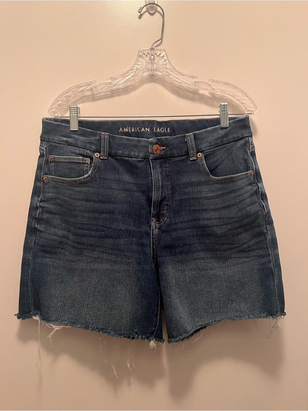 American Eagle Outfitters Indigo Washed Denim Cutoff Shorts